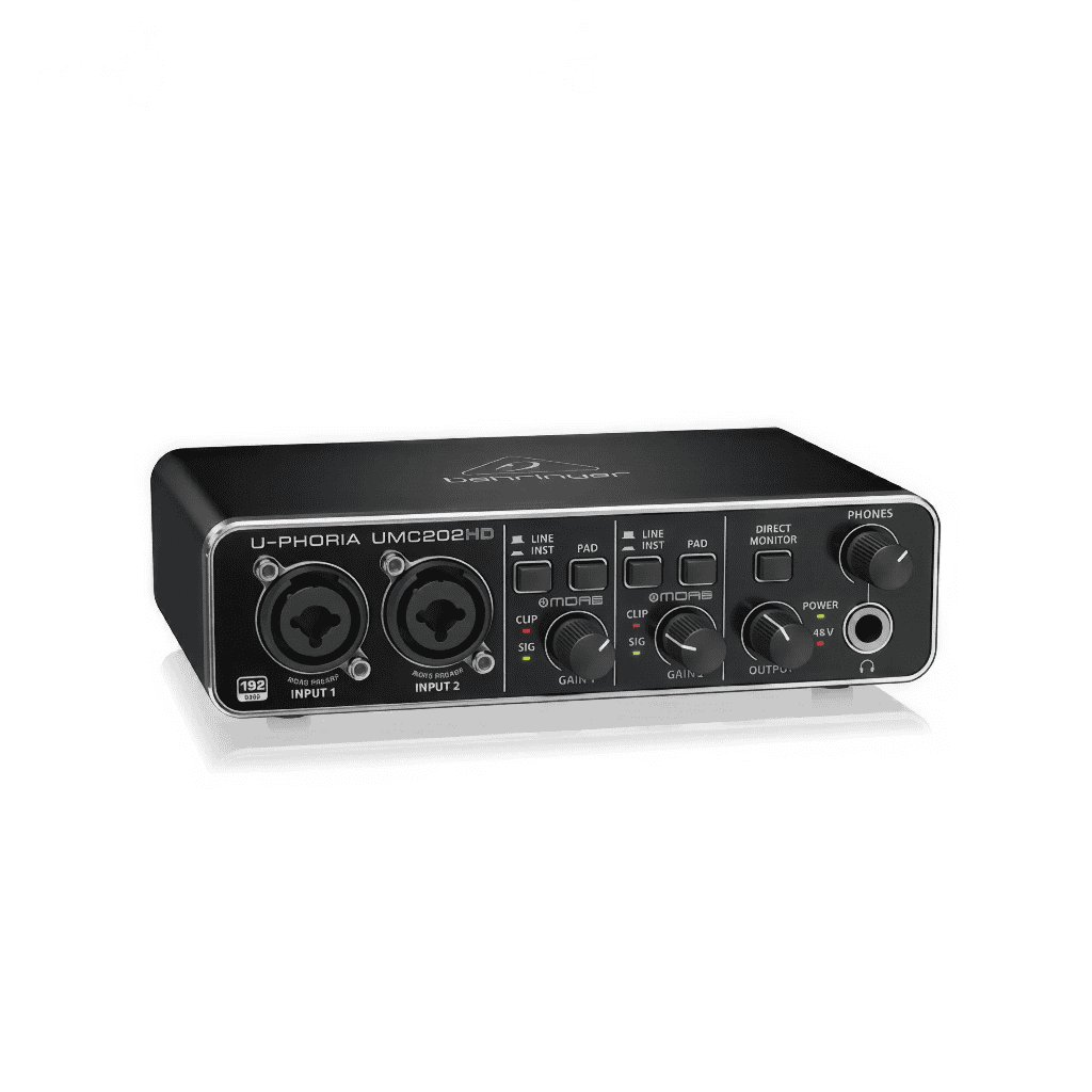BEHRINGER U-PHORIA UMC202HD BEHRINGER U-PHORIA UMC202HD – INTERFAZ DE AUDIO USB 2×2 - Imagen 1